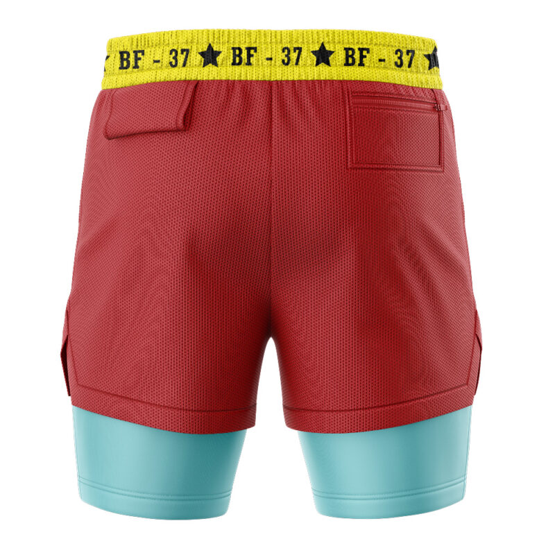 Franky Straw Hat V2 One Piece 2-in-1 Performance Shorts - Image 4