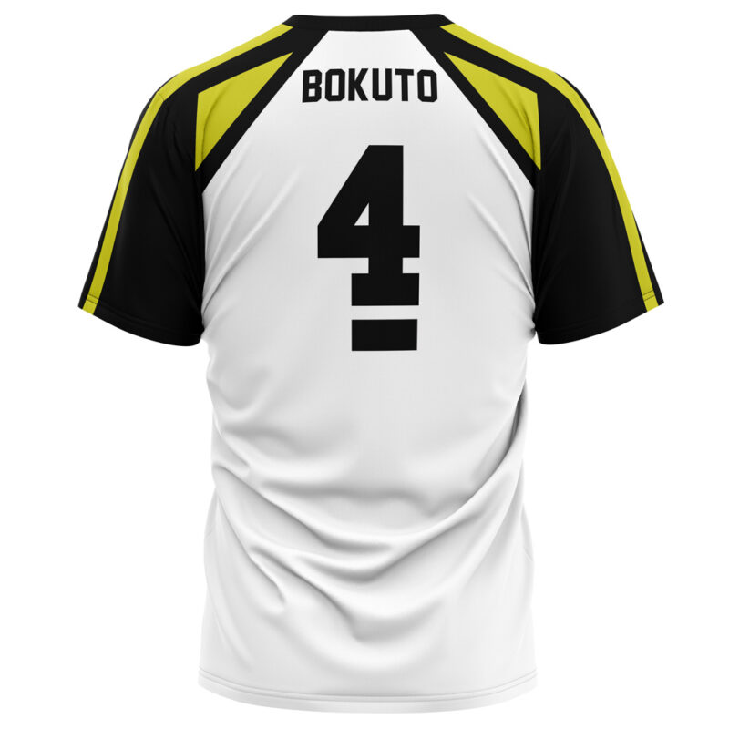 Fukurodani Academy Bokuto #4 Haikyuu T-Shirt - Image 2