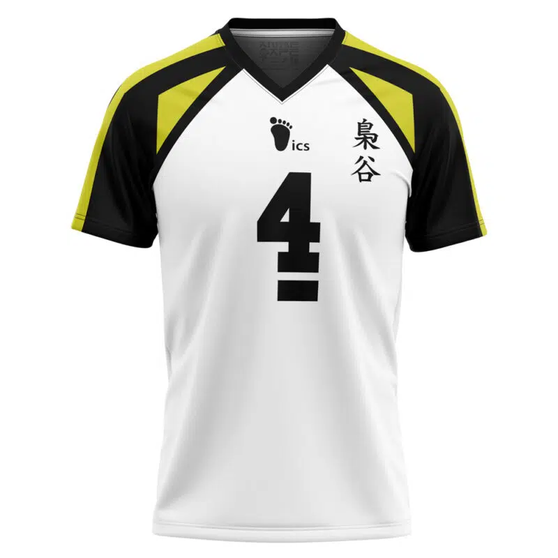 Fukurodani Academy Bokuto #4 Haikyuu V-neck T-Shirt