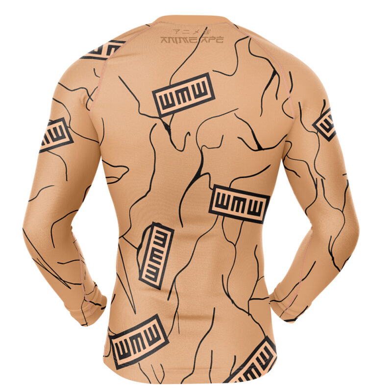 Gaara Gourd Shippuden Long Sleeve Rash Guard Compression Shirt - Image 2