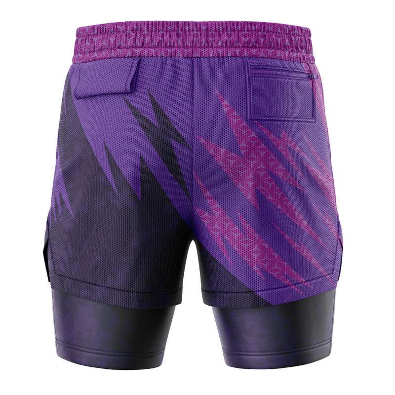 Gengar Attack V1 Pokemon 2-in-1 Performance Shorts - Image 4