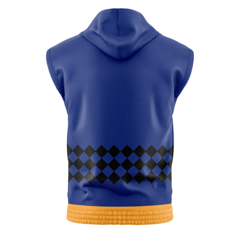 Giorno Giovanna Manga Jojo's Bizarre Adventure Sleeveless Hoodie - Image 2