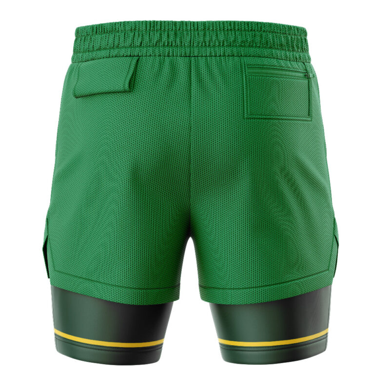 Green Ninjetti Ranger Power Rangers 2-in-1 Performance Shorts - Image 4