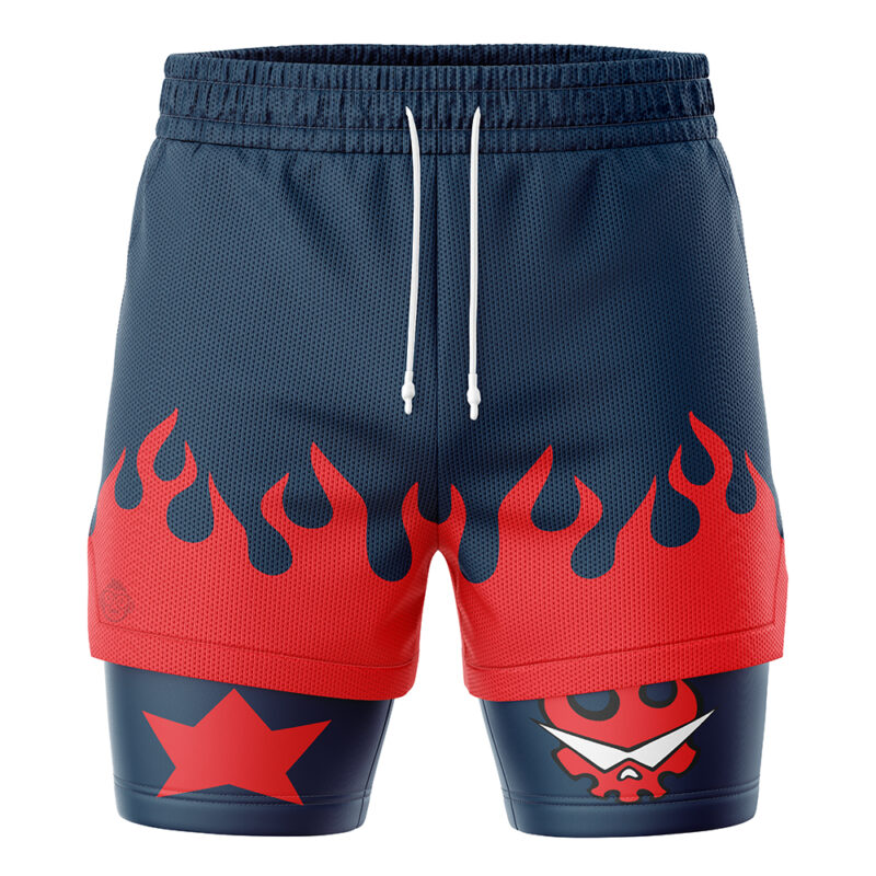 Gurren Lagann V2 2-in-1 Performance Shorts - Image 2