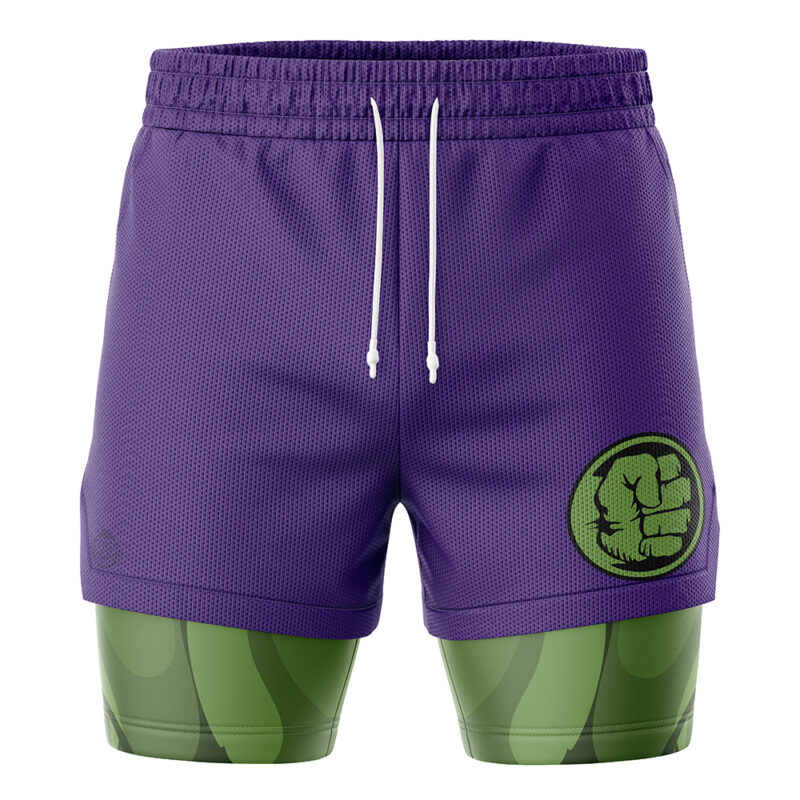 Hulk Marvel 2-in-1 Performance Shorts - Image 2