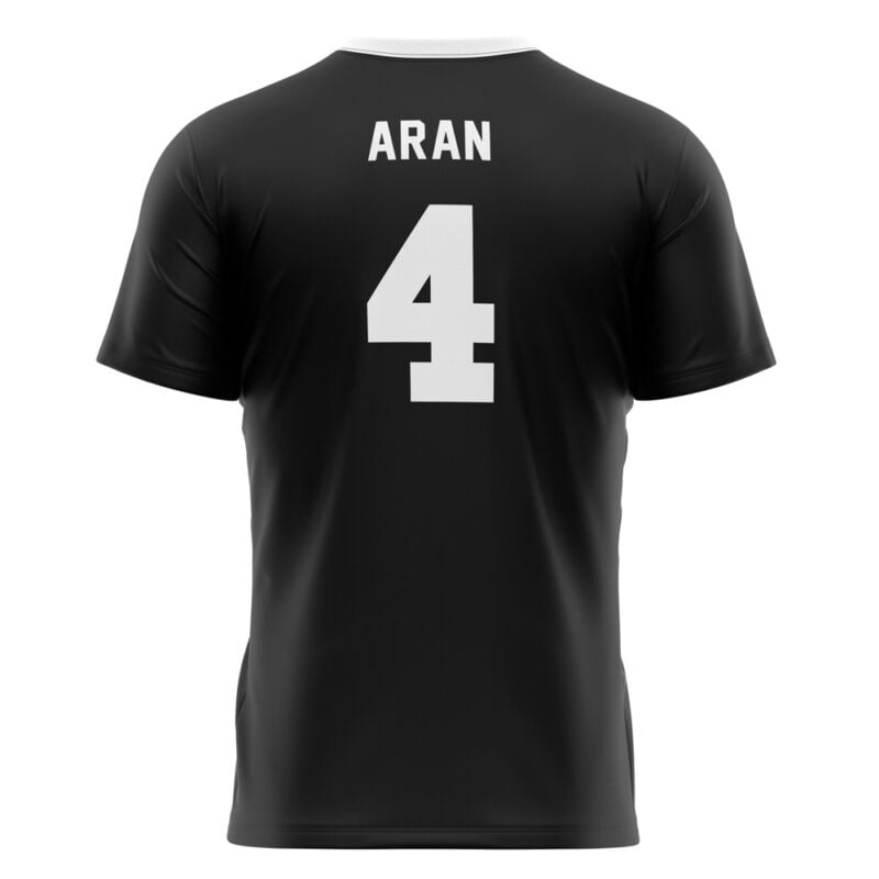 Inarizaki High Aran #4 Haikyuu V-neck T-Shirt - Image 2