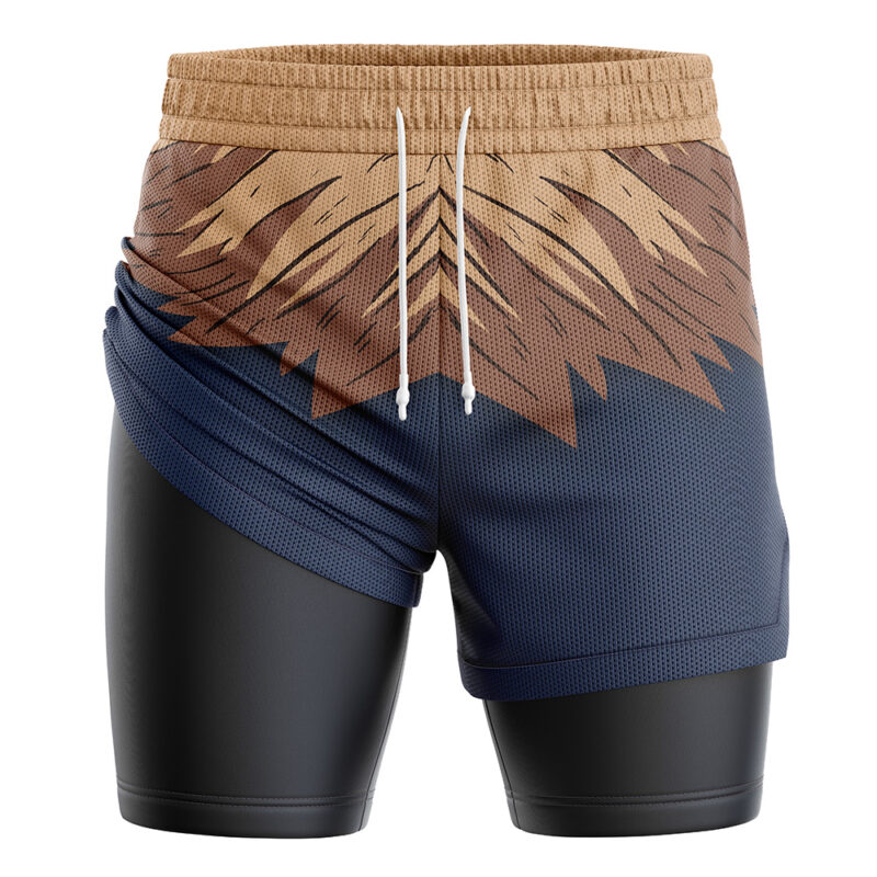 Inosuke Hashibira Demon Slayer 2-in-1 Performance Shorts