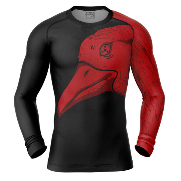 Itachi Uchiha Summoning Crow Shippuden Long Sleeve Rash Guard Compression Shirt