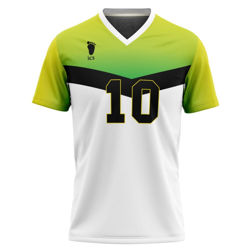 Itachiyama Institute Sakusa #10 Haikyuu V-neck T-Shirt