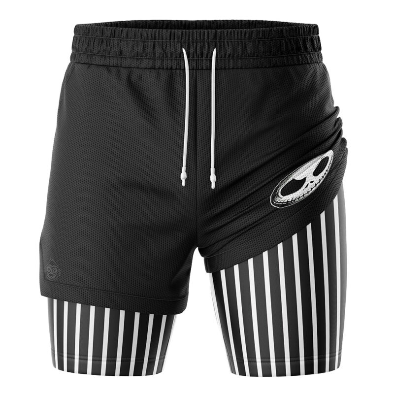 Jack Skellington The Night Before Christmas 2-in-1 Performance Shorts - Image 3