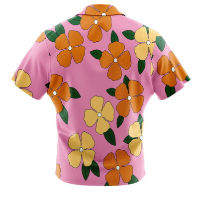 Jinbe Egghead Island One Piece Button Up Hawaiian Shirt