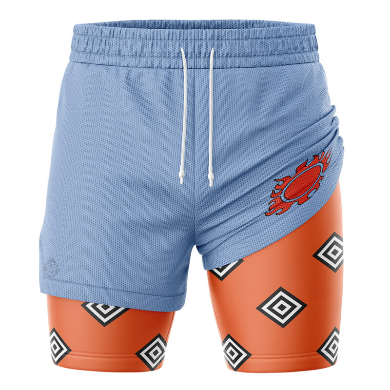 Jinbe One Piece 2-in-1 Performance Shorts - Image 3