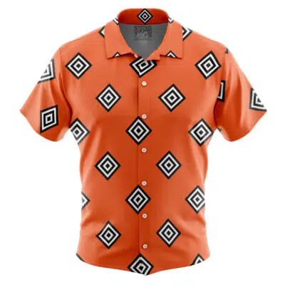 Jinbe Summit War of Marineford One Piece Button Up Hawaiian Shirt
