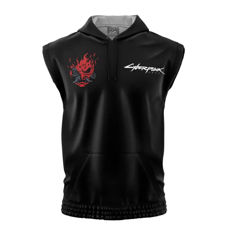 Johnny Silverhand Cyberpunk 2077 Sleeveless Hoodie