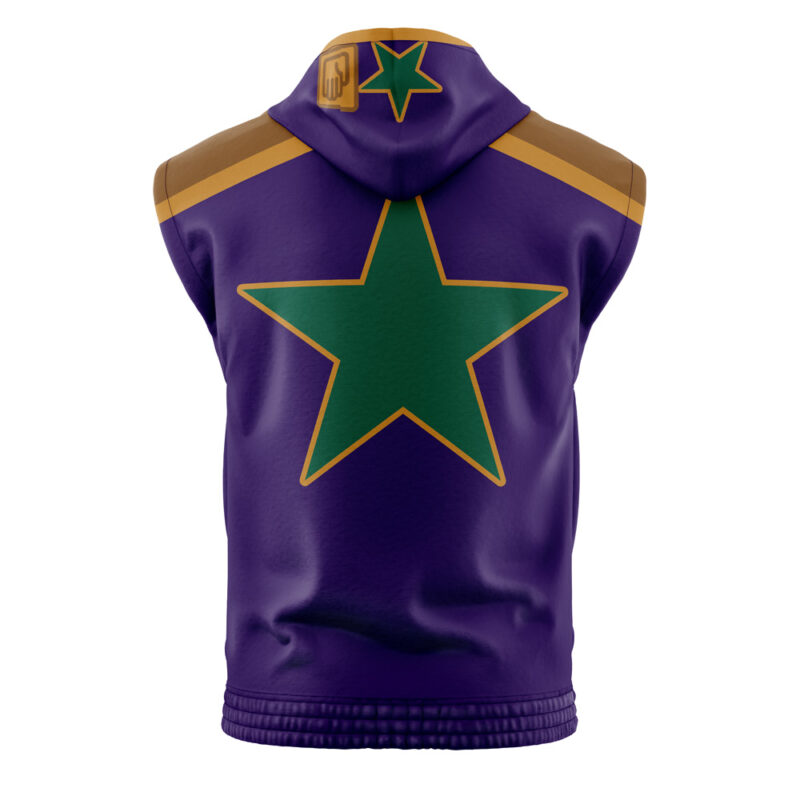 Jotaro Kujo Jojo's Bizarre Adventure Sleeveless Hoodie - Image 2