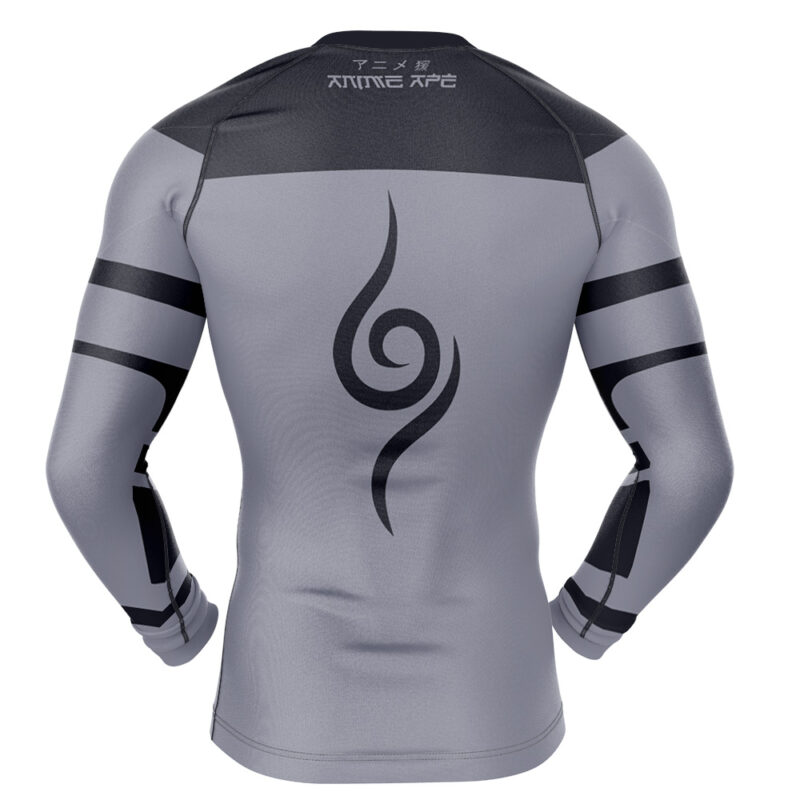Kakashi Anbu Shippuden Long Sleeve Rash Guard Compression Shirt - Image 2
