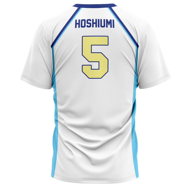 Kamomedai High Hoshiumi #5 Haikyuu T-Shirt - Image 2