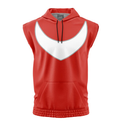 Knuckles The Echidna Sonic The Hedgehog Sleeveless Hoodie