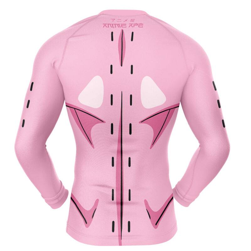 Majin Buu Dragon Ball Z Long Sleeve Rash Guard Compression Shirt - Image 2