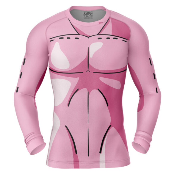 Majin Buu Dragon Ball Z Long Sleeve Rash Guard Compression Shirt