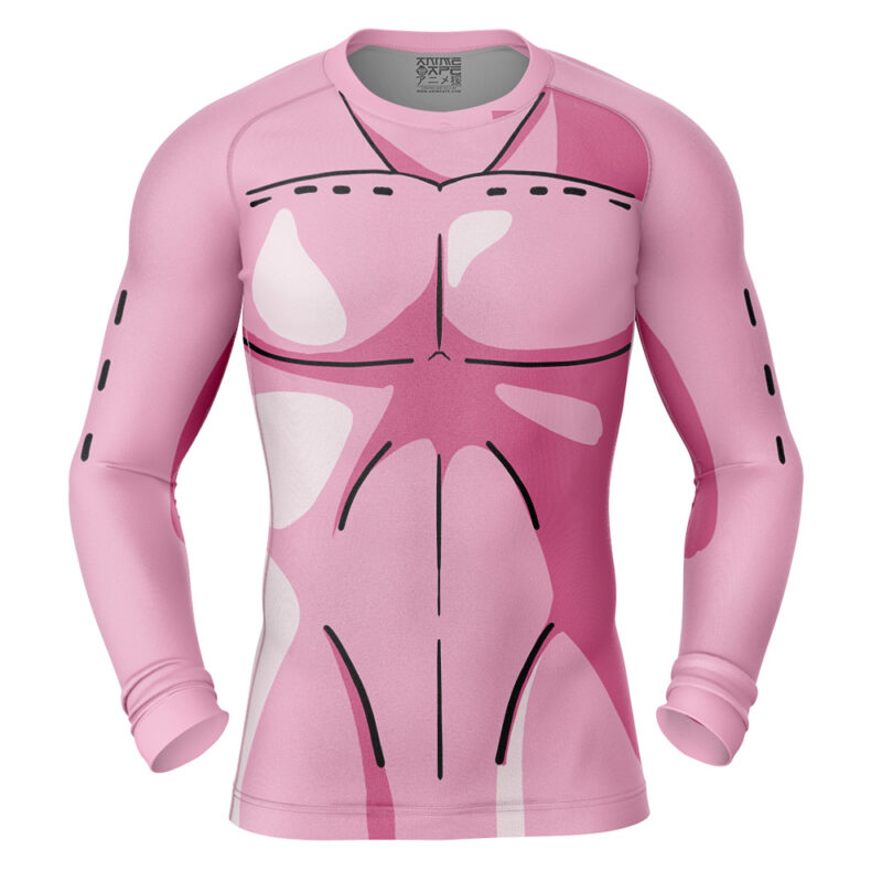 Majin Buu Dragon Ball Z Long Sleeve Rash Guard Compression Shirt