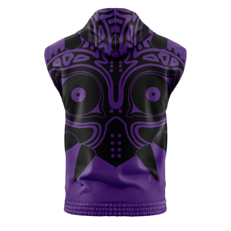 Majora’s Mask The Legend of Zelda Sleeveless Hoodie - Image 2