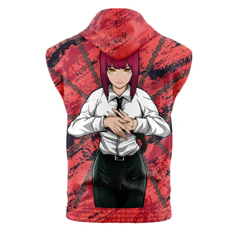 Makima Chainsaw Man Sleeveless Hoodie