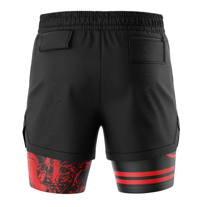 Malevolent Shrine Jujutsu Kaisen 2-in-1 Performance Shorts - Image 4