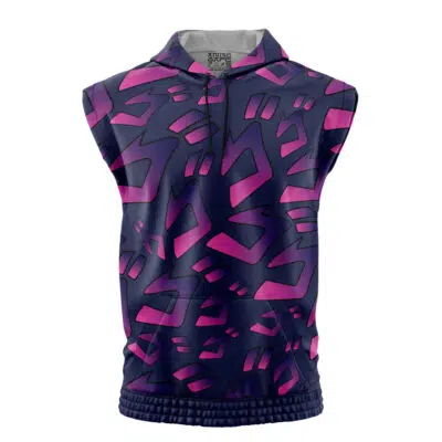 Menacing Aura Jojo's Bizarre Adventure Sleeveless Hoodie