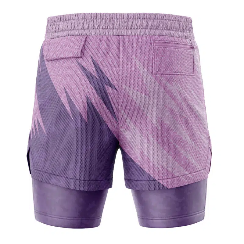 Mewtwo Attack V1 Pokemon 2-in-1 Performance Shorts - Image 4