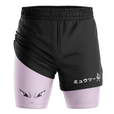 Mewtwo V2 Pokemon 2-in-1 Performance Shorts