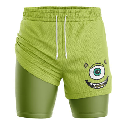 Mike Wazowski Monsters Inc 2-in-1 Performance Shorts