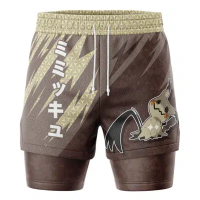 Mimikyu Attack V1 Pokemon 2-in-1 Performance Shorts