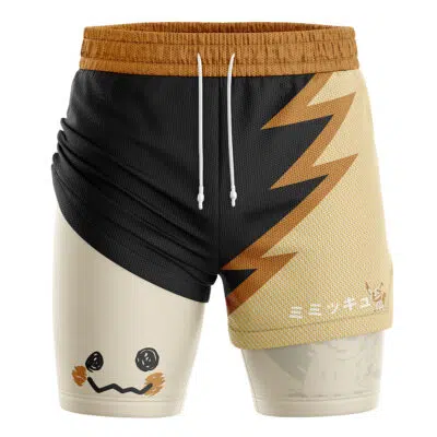 Mimikyu Pokemon 2-in-1 Performance Shorts