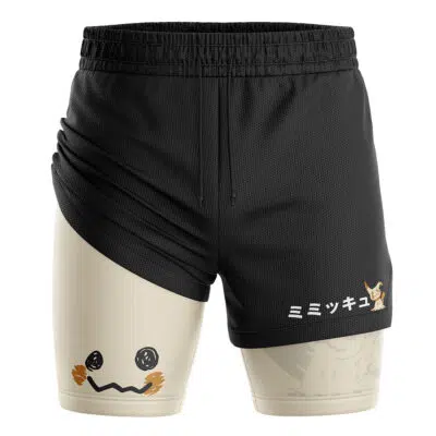 Mimikyu V2 Pokemon 2-in-1 Performance Shorts
