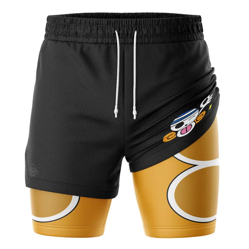 Nami East Blue One Piece 2-in-1 Performance Shorts - Image 3