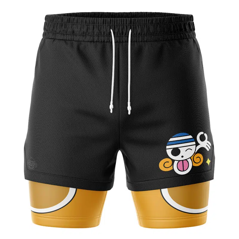 Nami East Blue One Piece 2-in-1 Performance Shorts - Image 2