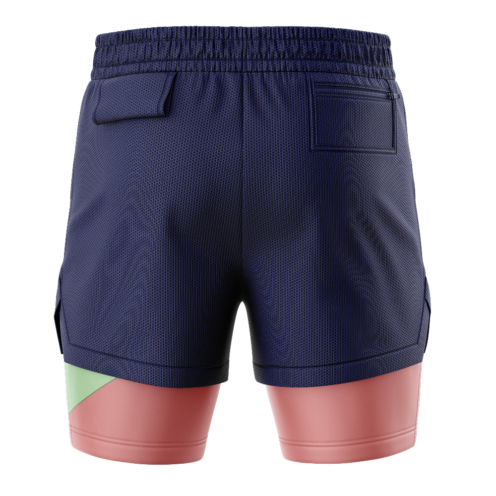 【PORTERNA】Hey Round Short One Piece Nico Robin Straw Hat One Piece 2-in-1 Performance Shorts
