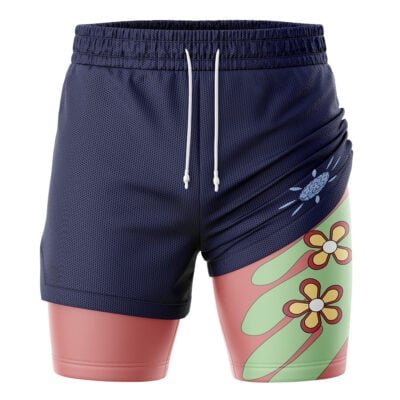 【PORTERNA】Hey Round Short One Piece Zoro's Wano Pattern One Piece Board Shorts Swim Trunks
