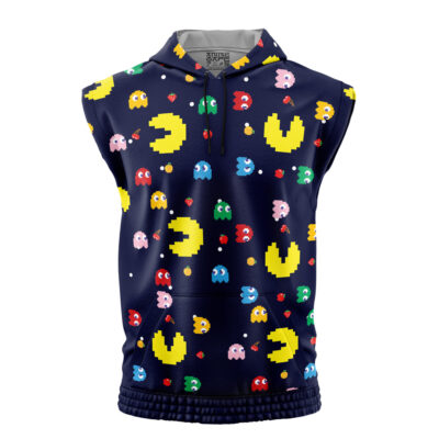 PacMan Ghost PacMan Sleeveless Hoodie