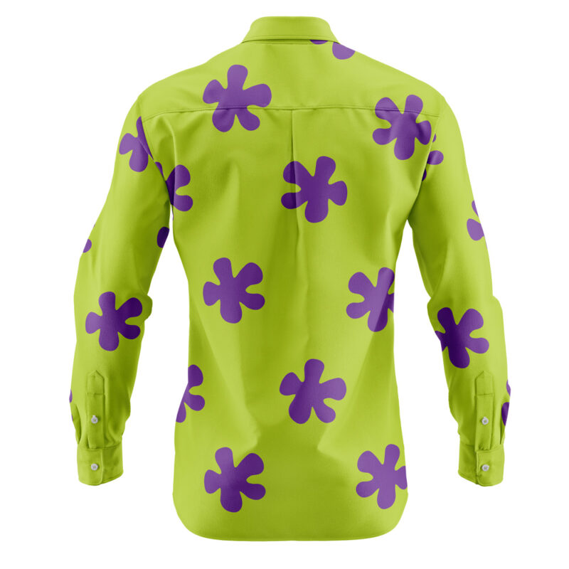Patrick Star Pattern Spongebob Squarepants Long Sleeve Button Up Shirt - Image 2