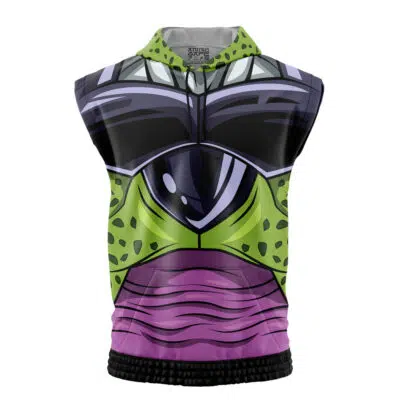 Perfect Cell Dragon Ball Z Sleeveless Hoodie