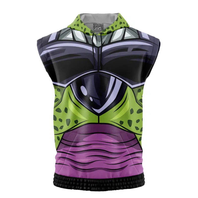 Perfect Cell Dragon Ball Z Sleeveless Hoodie