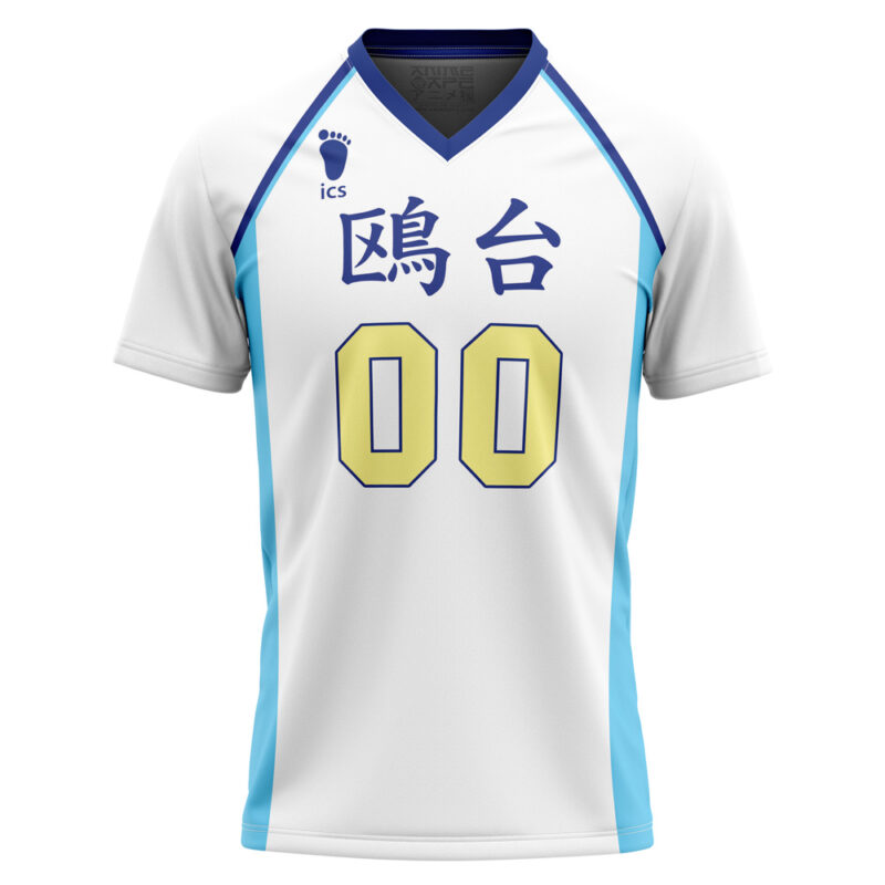Personalized Kamomedai High Haikyuu V-neck T-Shirt Jersey - Image 2
