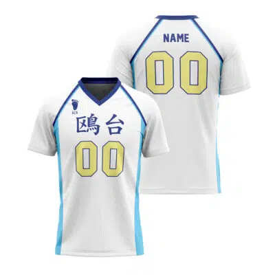 Personalized Kamomedai High Haikyuu V-neck T-Shirt Jersey