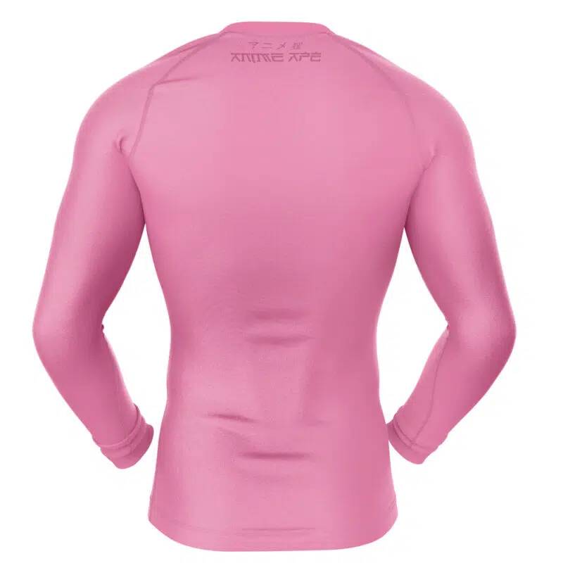 Pink Majin Buu Dragon Ball Z Long Sleeve Rash Guard Compression Shirt - Image 2