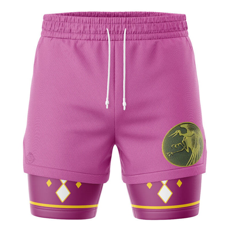 Pink Ninjetti Ranger Power Rangers 2-in-1 Performance Shorts - Image 2