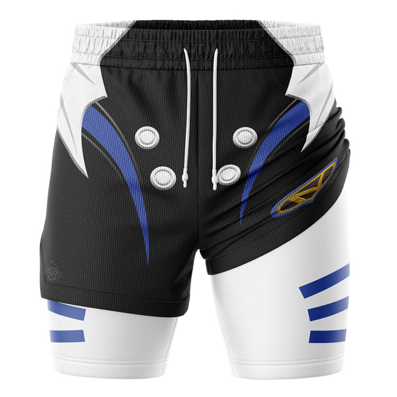 Blue Psycho Ranger Power Rangers 2-in-1 Performance Shorts - Image 3