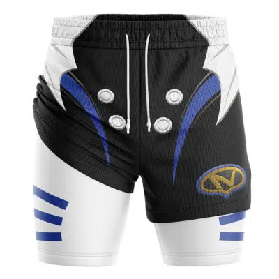 Blue Psycho Ranger Power Rangers 2-in-1 Performance Shorts