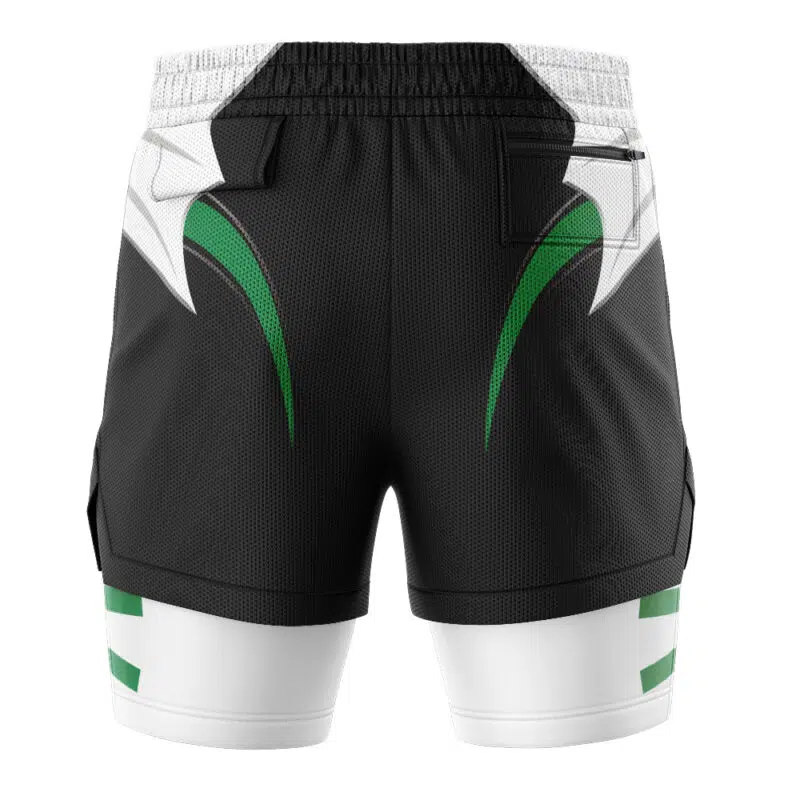 Green Psycho Ranger Power Rangers 2-in-1 Performance Shorts - Image 4